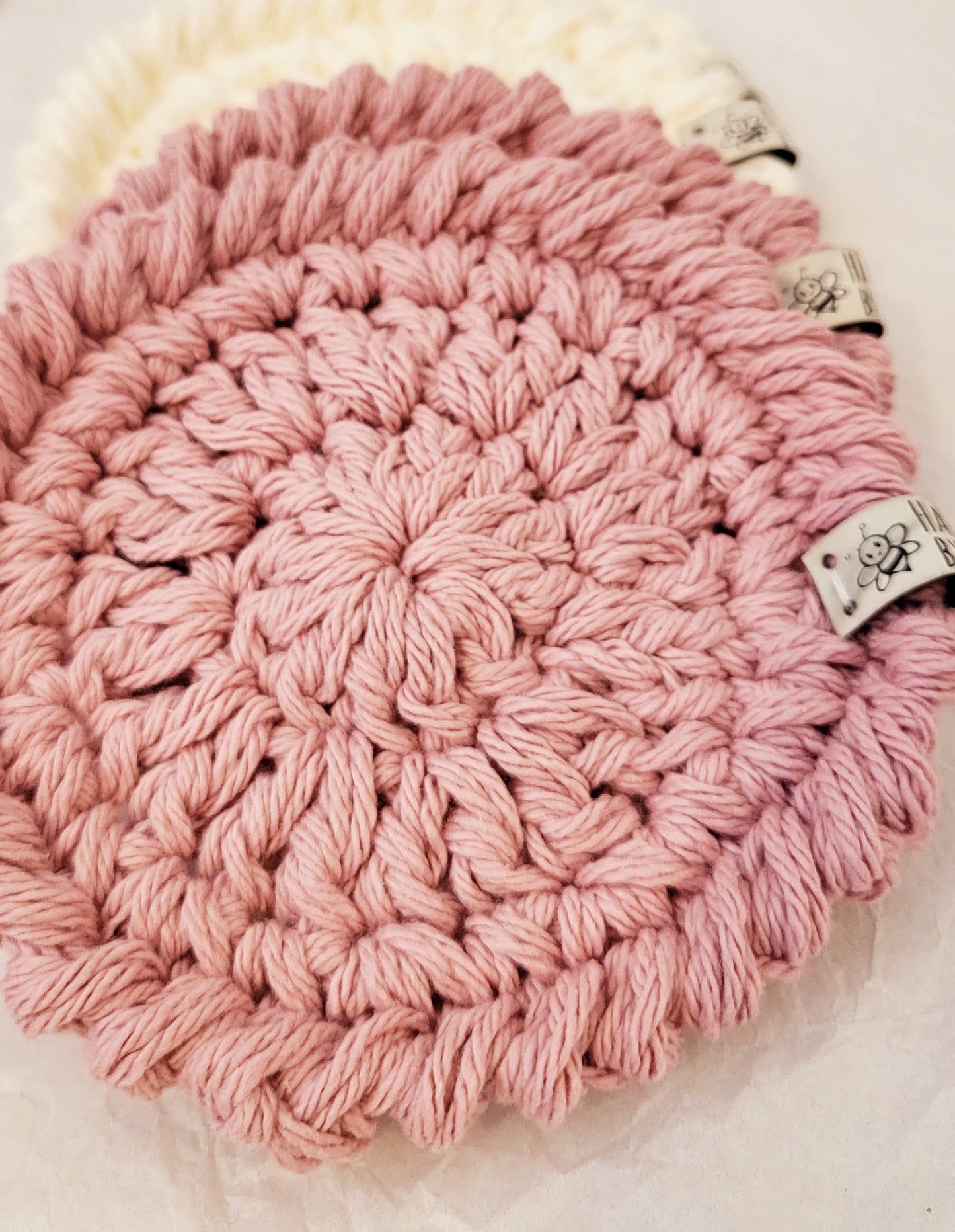 Hand-Crocheted Cotton Coasters – Set of 4 – Minimalist & Modern – Made in Canada