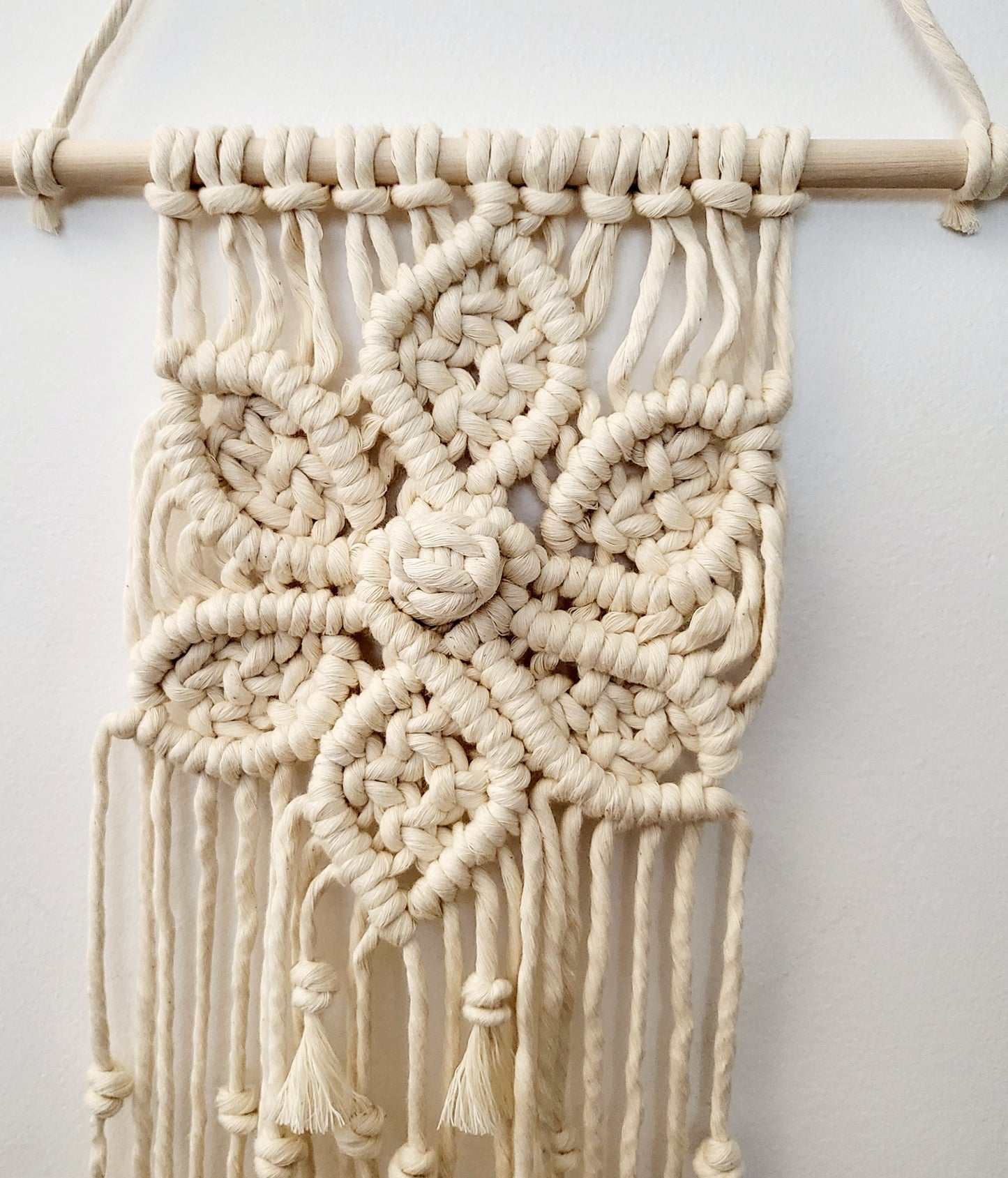 Macrame Flower Wall Decor – Unique Boho Macrame Decor - Made in Canada