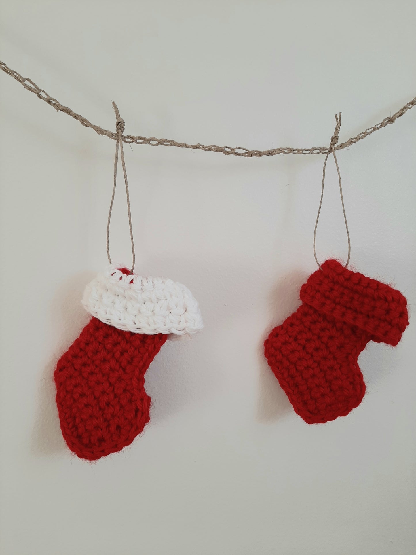 Christmas Mini Stockings Garland - Christmas Home Decoration - Made in Canada