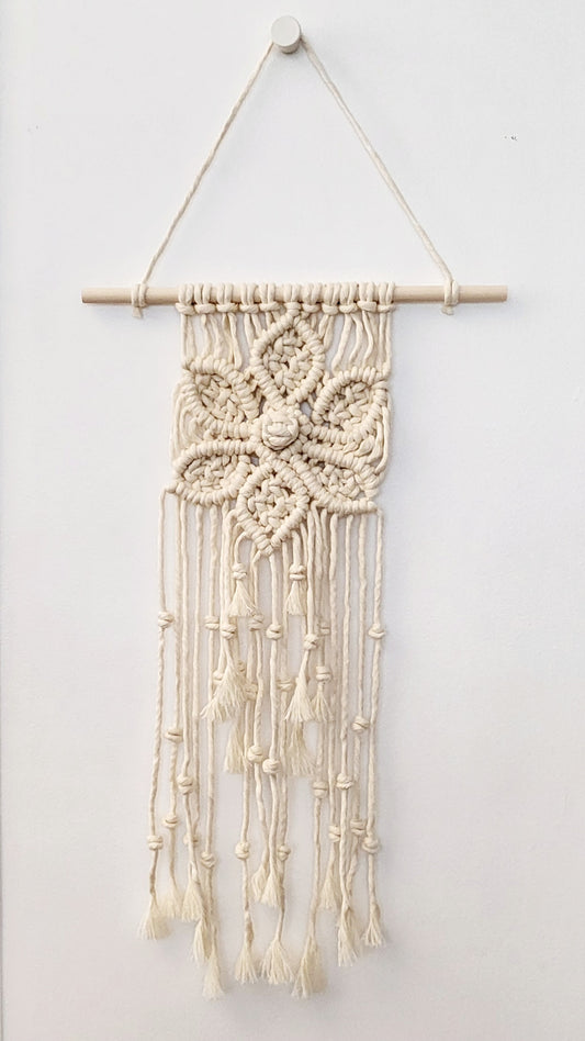 Macrame Flower Wall Decor – Unique Boho Macrame Decor - Made in Canada