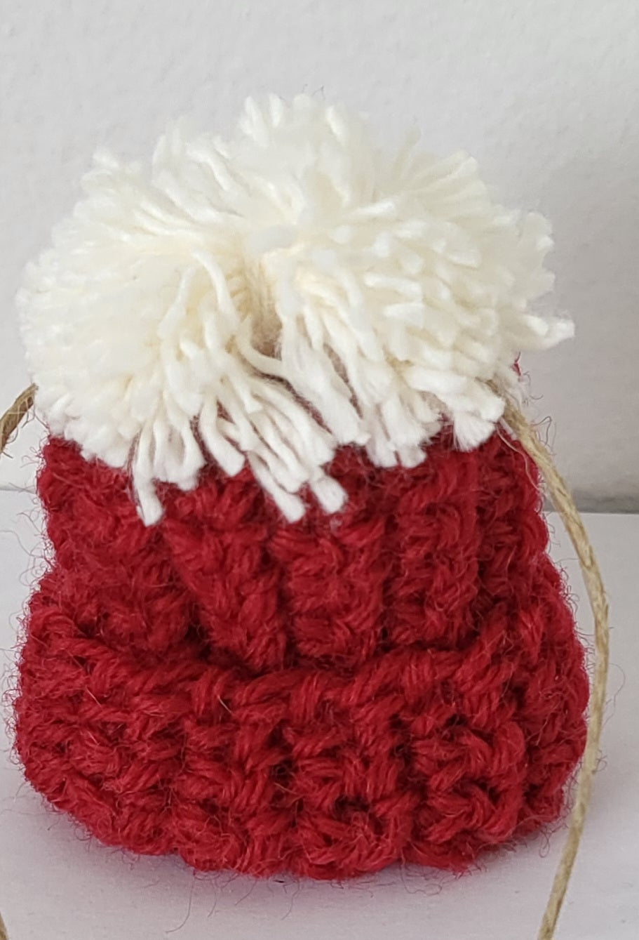 Christmas Decoration - Crocheted Mini Beanies - Made in Canada
