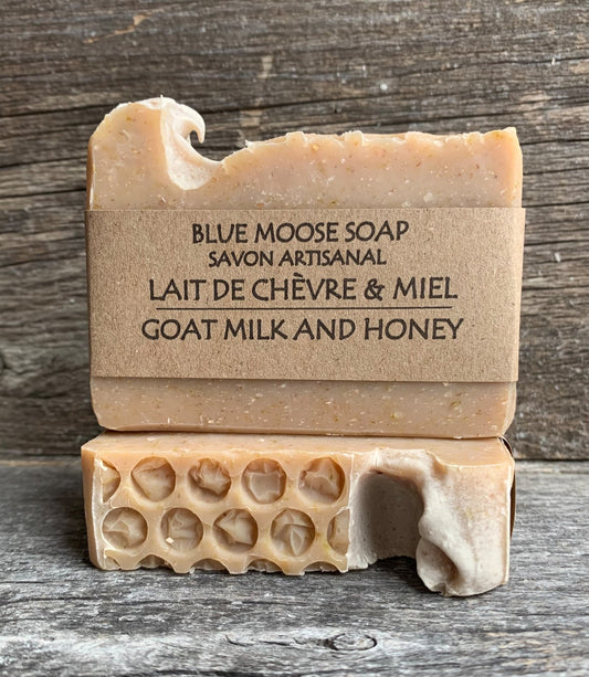 Vegan Bar Soap - Goat Milk & Honey Soap - Sensitive Skin Soap - Made in Canada