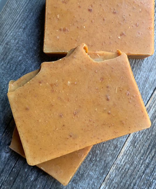 Vegan Bar Soap - Turmeric & Honey Soap - Natural Soap - Solid Soap Bars - Bath and Body Care