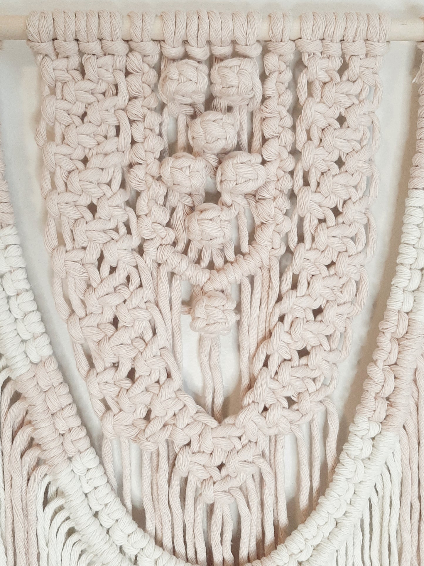 Macrame wall decor, boho style, cozy, handcrafted, vancouver, canada, home decor