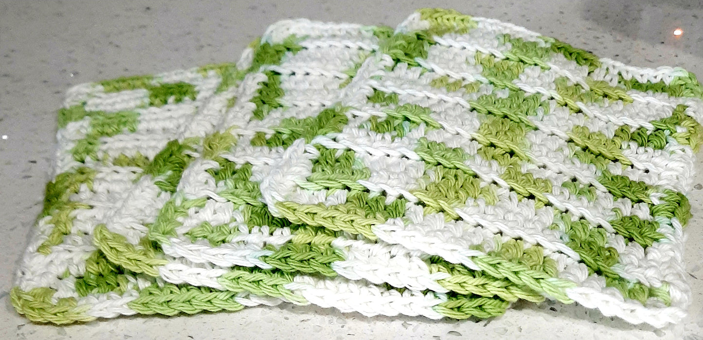 Dishcloth- dish towels - kitchen accessories - kitchen decor - hand towel - crocheted kitchen set - eco cloths - Pack of 4  Dishcloths