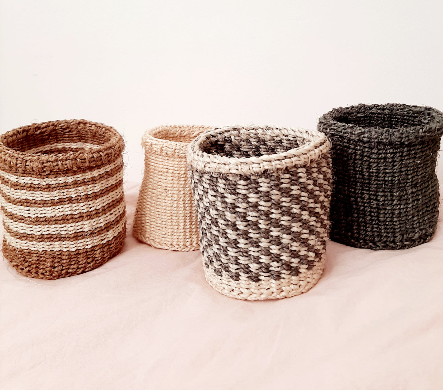 Mini Basket  - Sisal Baskets - Minimalist Basket