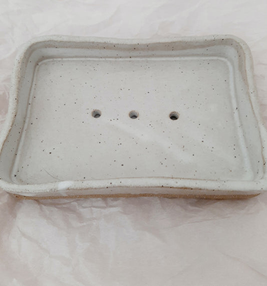 Soap Dish - Handmade Ceramic Soap Holder - Made in Canada