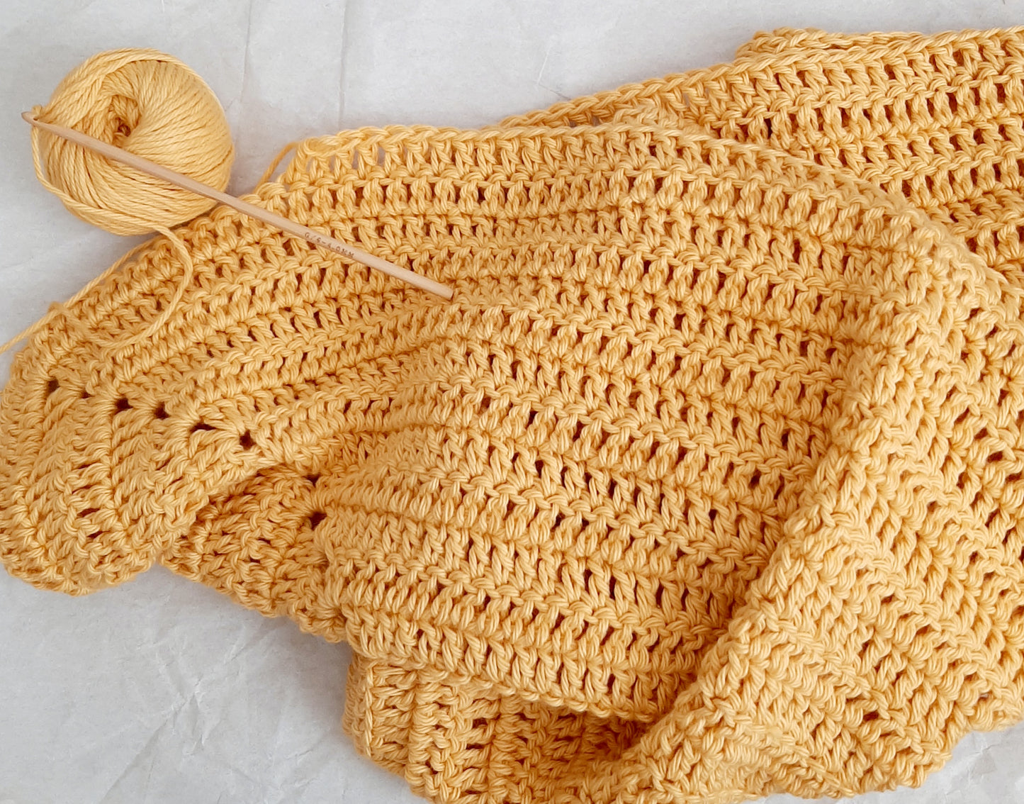 Crochet Shawl - Super Soft Shawl - Cotton yarn Shawl